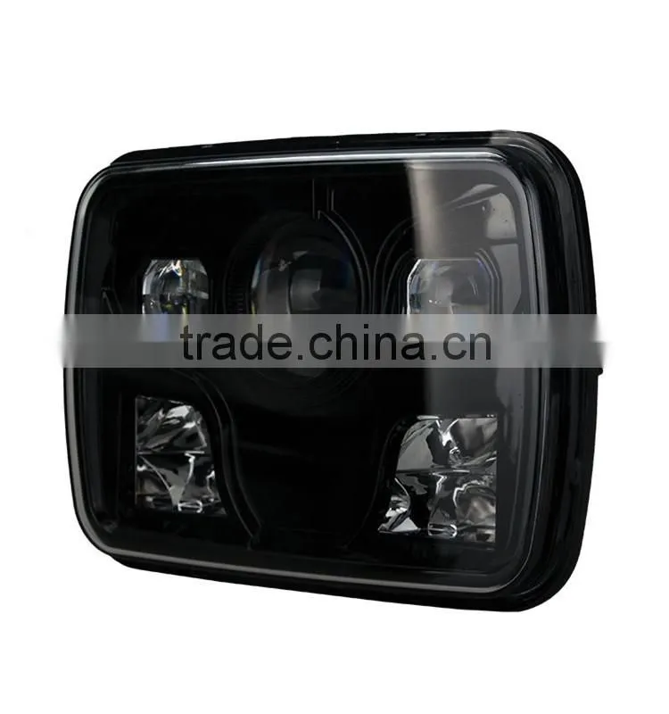 Rectangle wrangler headlight 5"x7" h/l beam, 2000lm truck headlight with CE,ROHS