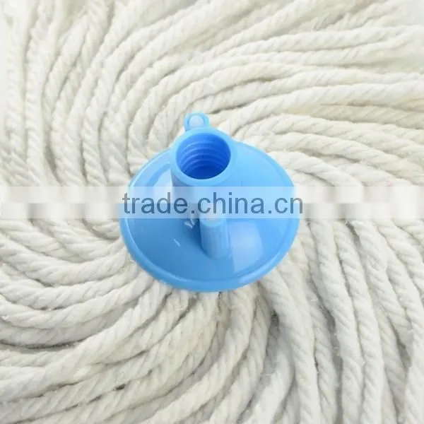 cotton/microfiber mop head with plastic socket