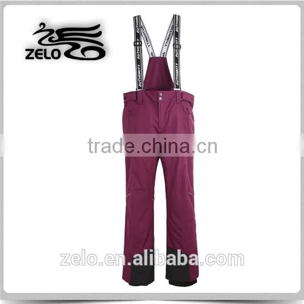 Waterproof winter custom women ski pants