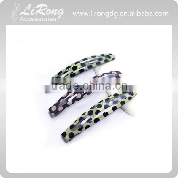 60mm pretty dots Painted Snap Clips