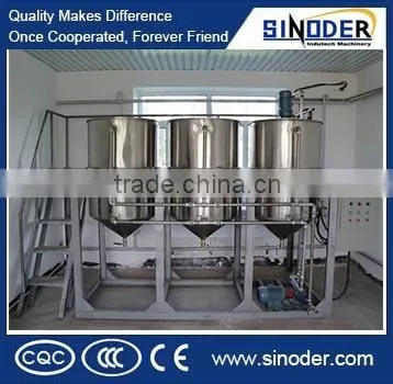Selling oil refinery equipment/edible oil refinery with good quality