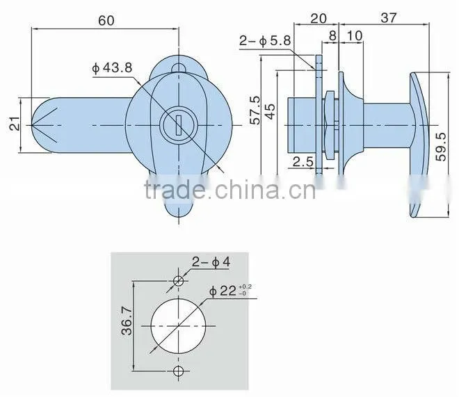 Handle Lock A19-1-1
