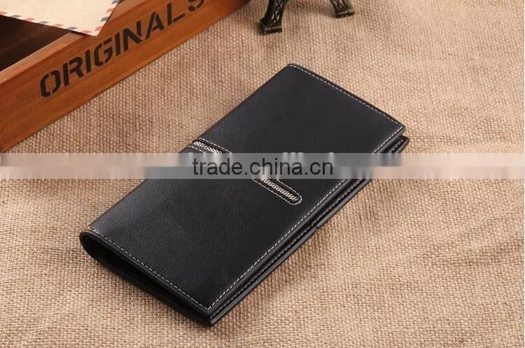 Hot Sale Turkey Mens Long Leather Wallets Designer Purse Wholesale