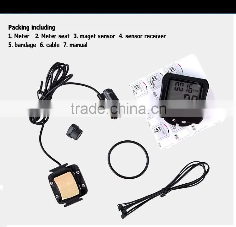 Cycle Computer Wireless Bicycle Meter