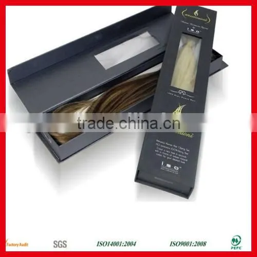 Delicate Custom Virgin Hair Extension Packaging Boxes