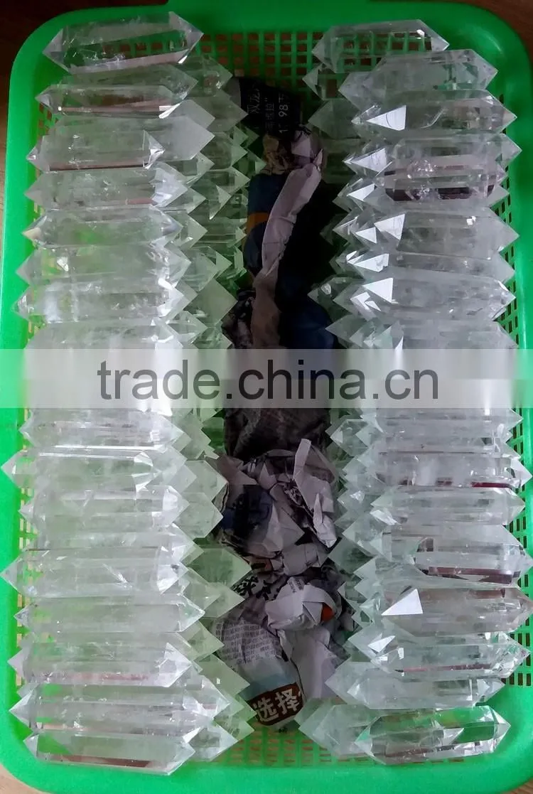 Top Quality Natural Clear Quartz Crystal Double Terminated Point