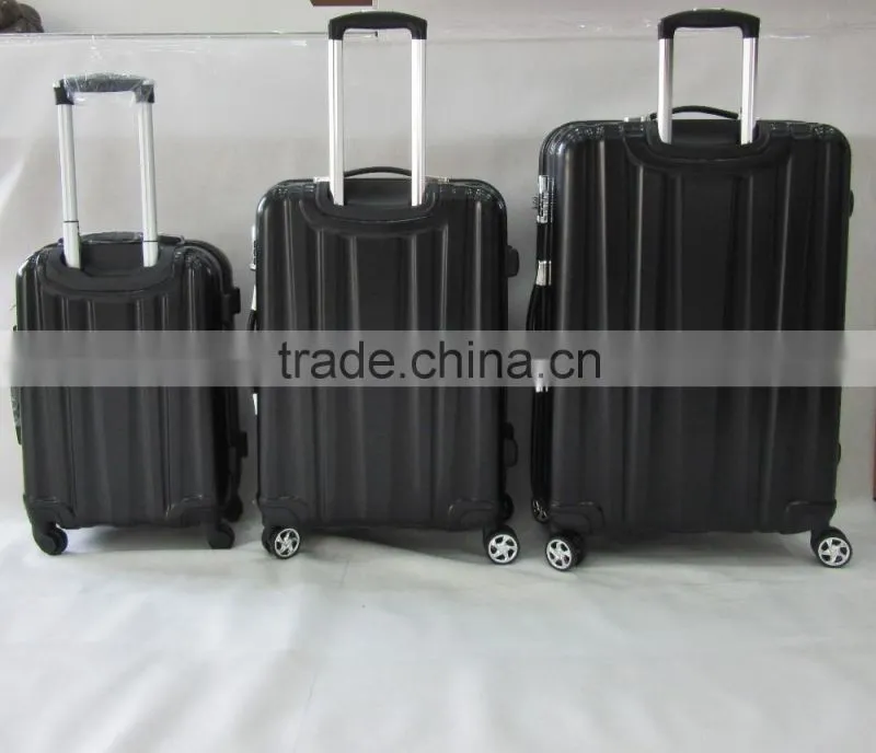 Durable Hardside 3PC luggage set ABS/PC trolley set