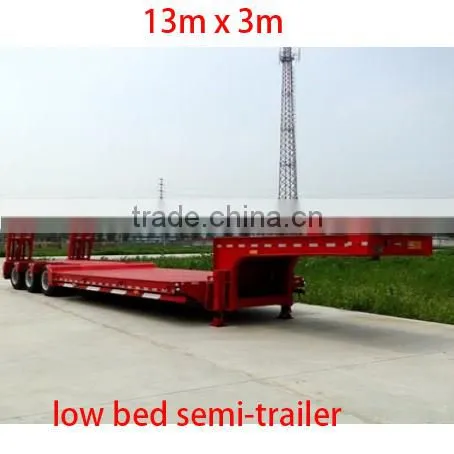 semi -trailer low boy trailers low loader low bed float