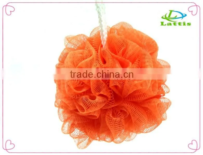 Promotional Multicolor Body rubbing Ball Baby Bath Sponges PE Mesh Bath Sponge mesh sponge