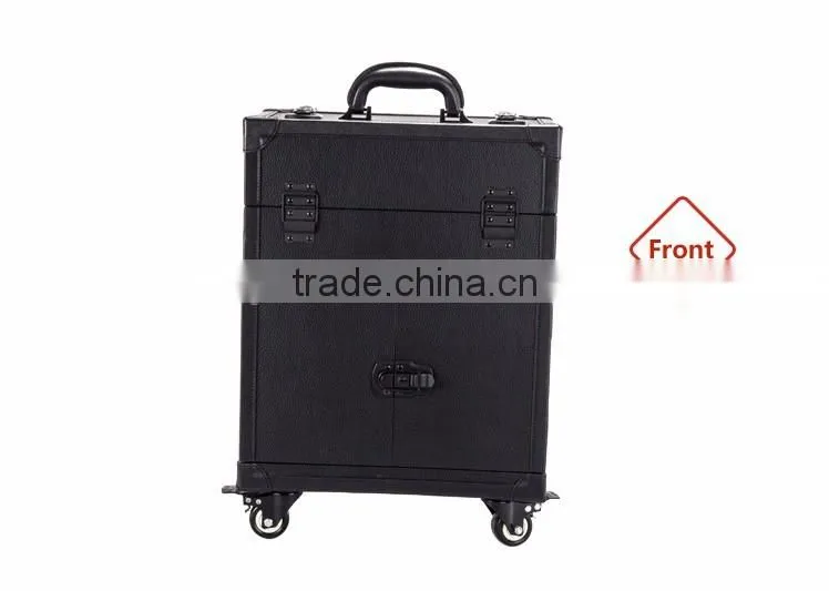 multifunction pvc leather makeup vanity cosmetic case wholesale