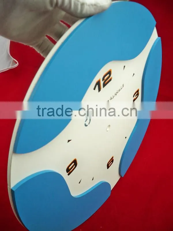 dolphins -shaped acrylic wall clock