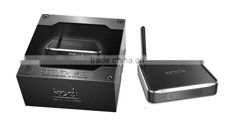 Alumnium! Best Amlogic S812 Quad Core Google Android 5.1 OTT Tv Box M10 metal box 2GB/8GB KodiDual-band Wifi 4k support