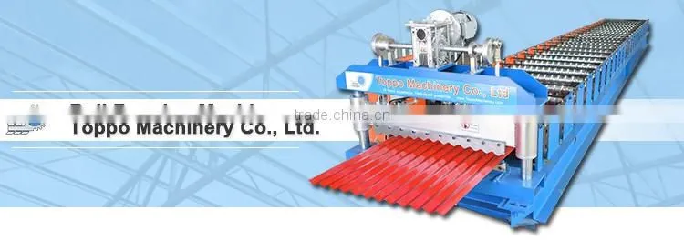 Large Construction glazed tile roof use and double forming machine
