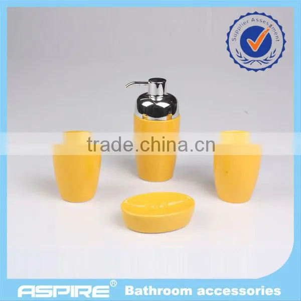 New ceramic unique design bathroom set wholesaler