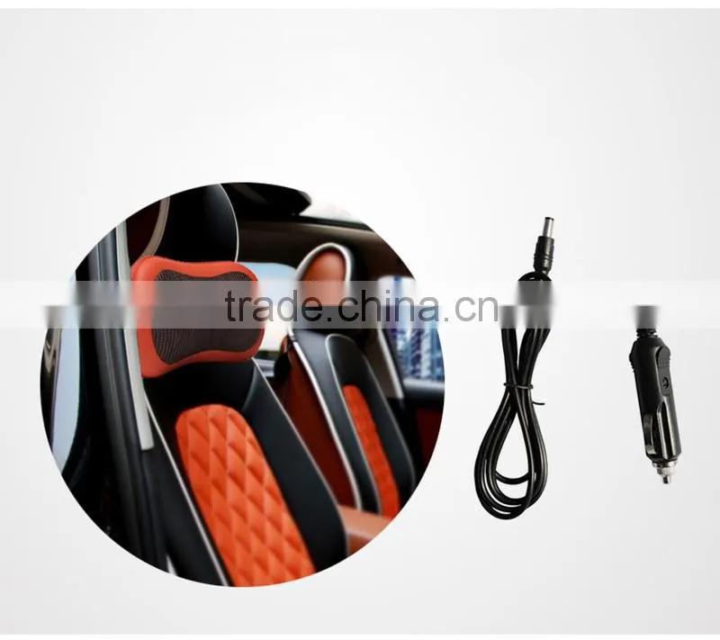 travel neck messager electric pillow case car seat and home electric massage pillow cushion