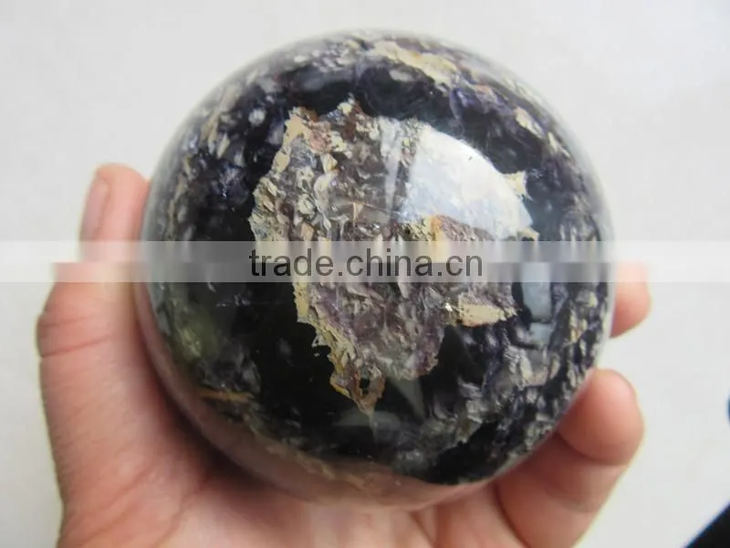 New coming hot sale high quality gifted fluorite crystal ball