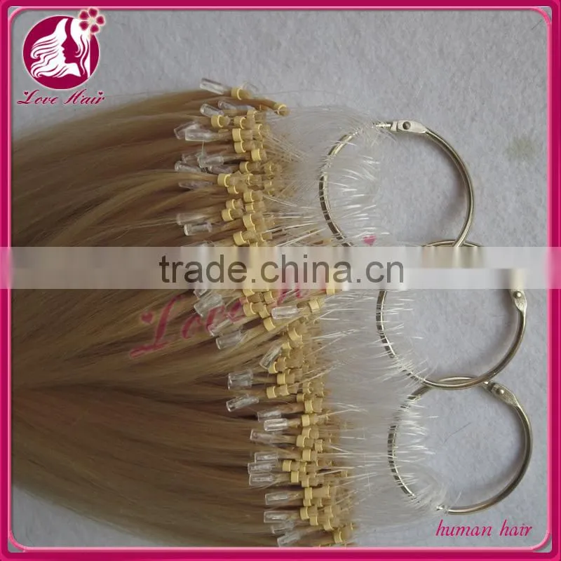 virgin remy brazilian micro loop hair extensions