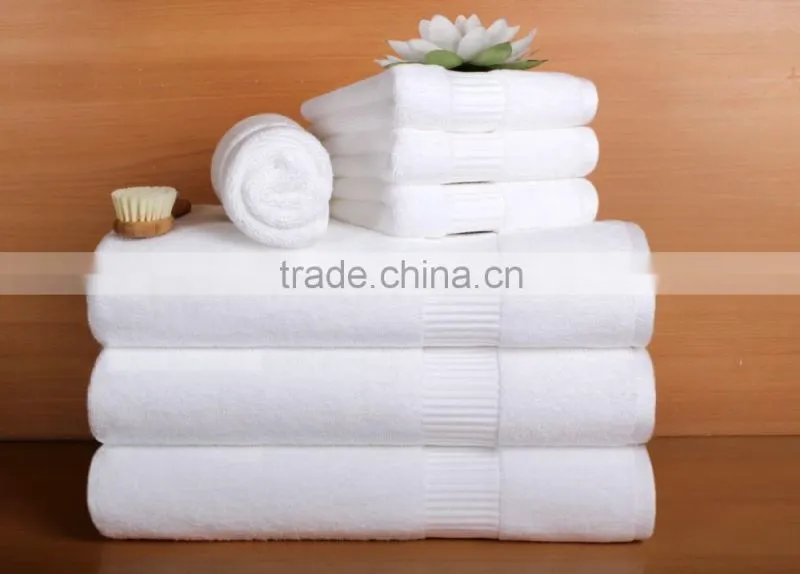 Plaid Dyed Egyptian cotton terry towel stain border towel set