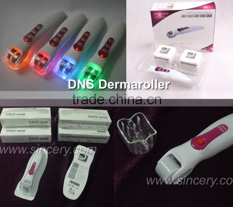 new design photon led derma roller with vibration photon led light