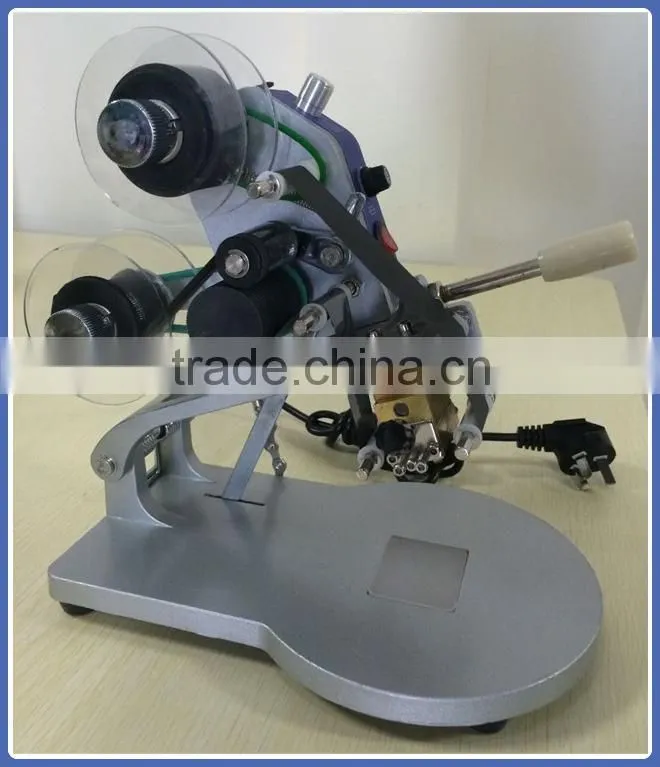Efficient Carton Manual Ribbon Coding Machine