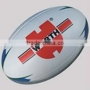 machine stitched PVC rugby ball
