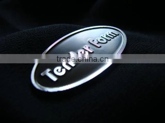High quality custom metal logo labels