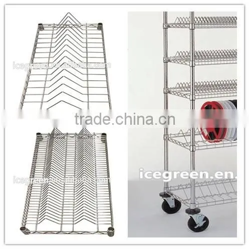 SMD Reel Storage Wire Shelf Trolley