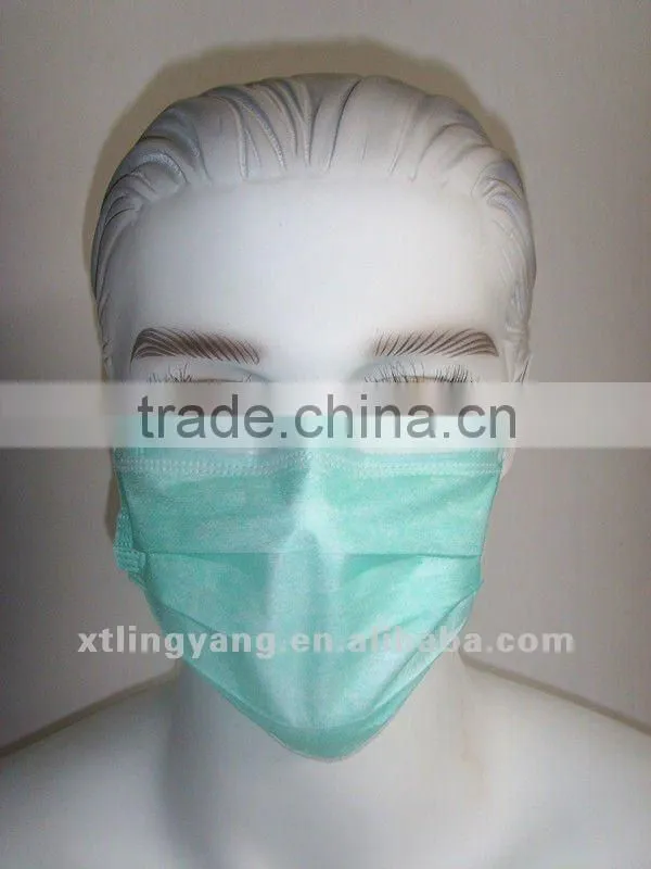 Disposable non-woven medical face mask