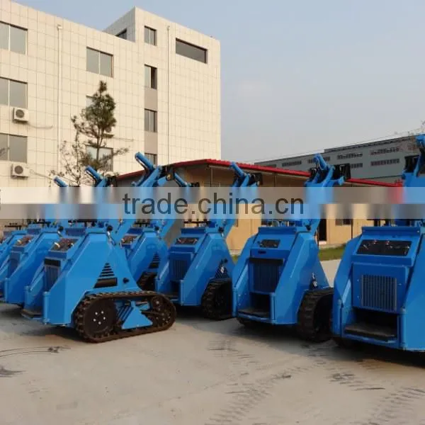 high efficiency stone bucket loader MS500 mini crawler loader