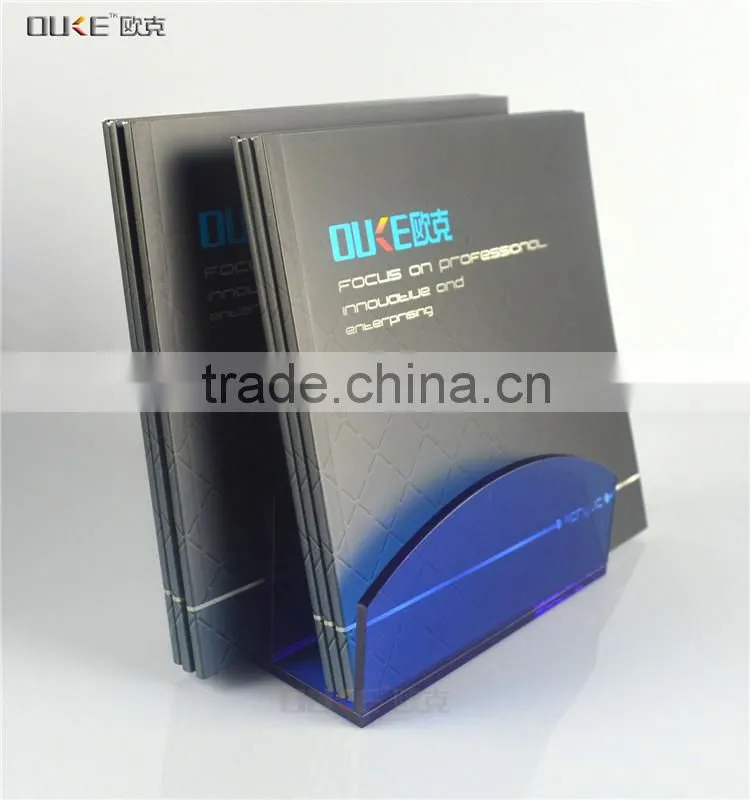 Deluxe 2 pocket Acrylic Brochure Holder Countertop