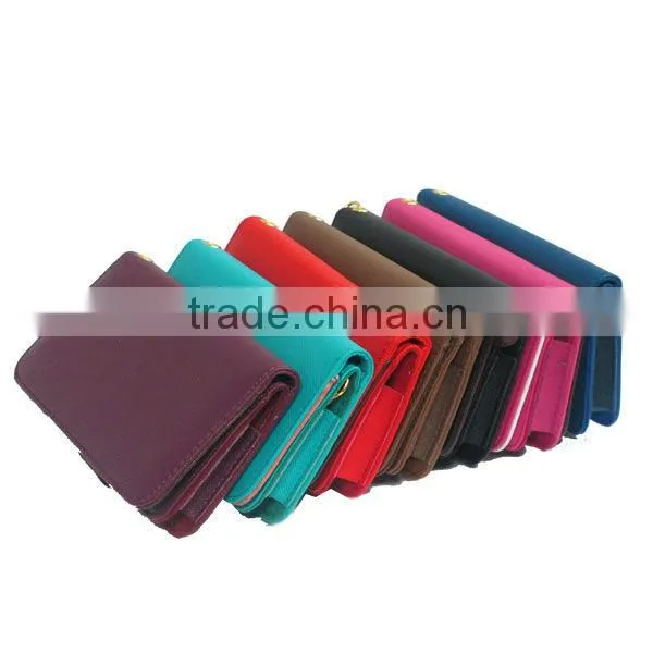2013 universal wallet case for BlackBerry 9780 9790 samsung s4/s3/ iphone4/5 cell phones universal version