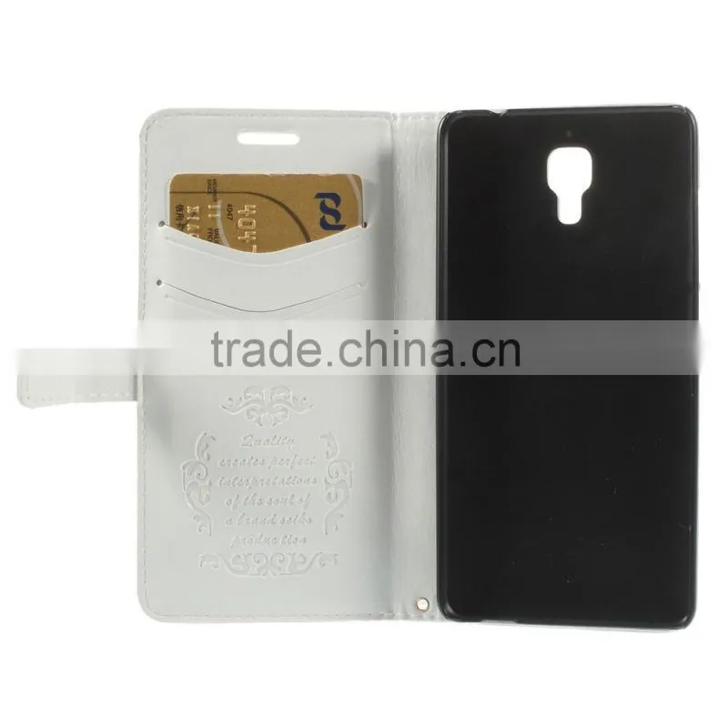 stand wallet case for xiaomi mi4 leather case