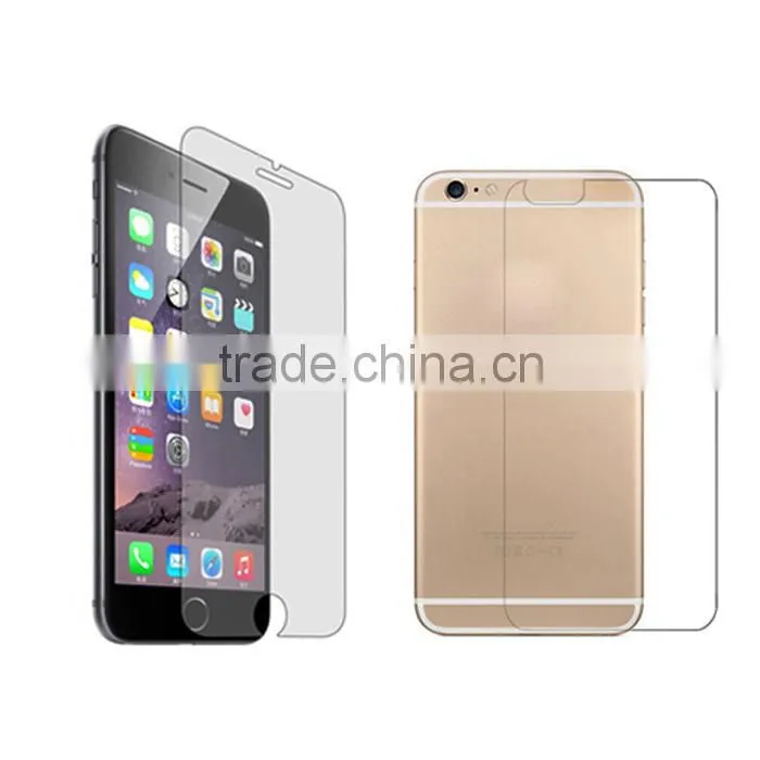 9H 0.2mm Back Tempered Glass For iPhone 6 6G 4.7 Inch Screen Protector Protective Film Free Shipping