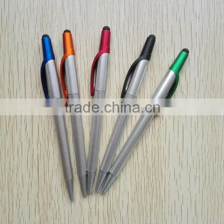 The best selling products Lacquer silver barrel screen brush stylus pen