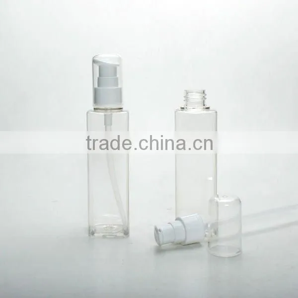 Treatment pump PET 110ml Square Clear