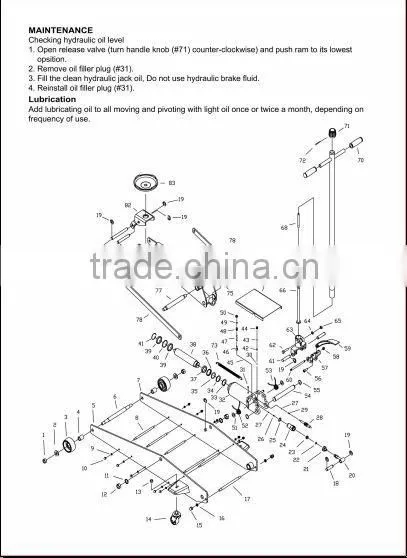 Torin BigRed 2T Hydraulic Long Floor Jack(GS CE)