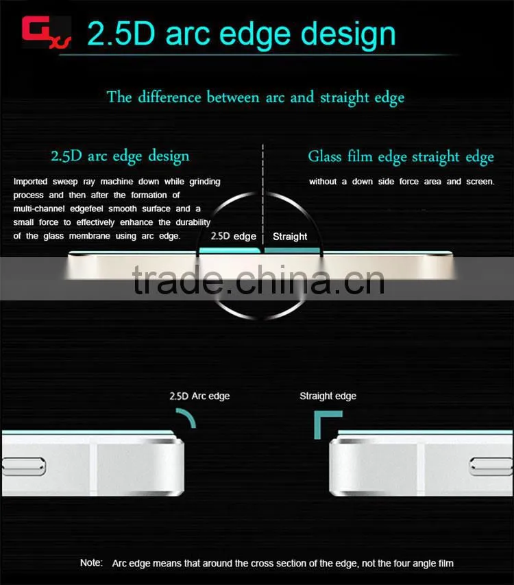 Wholesale !! Hot Product 0.33MM 2.5D anti radiation screen protectors cell phone for sony