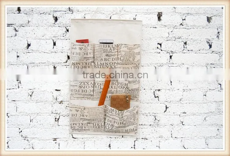 Letter style storage bag toiletry hanging bag
