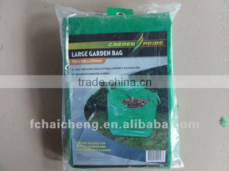 Leaf gether tarpaulins fabric/garden bags for every yard job