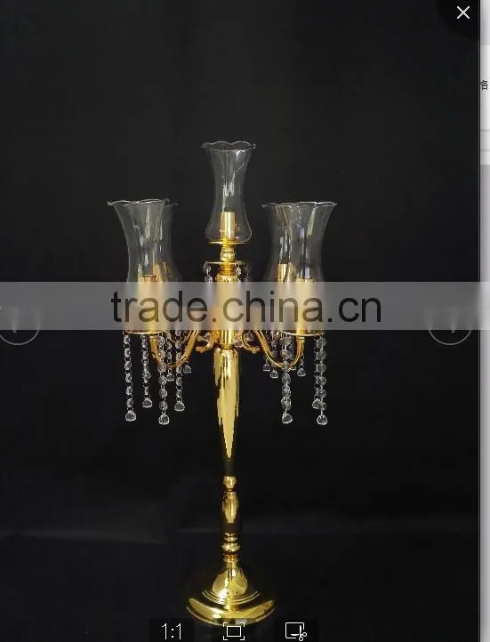 Wedding gold candelabra, tall gold candelabra for weddings