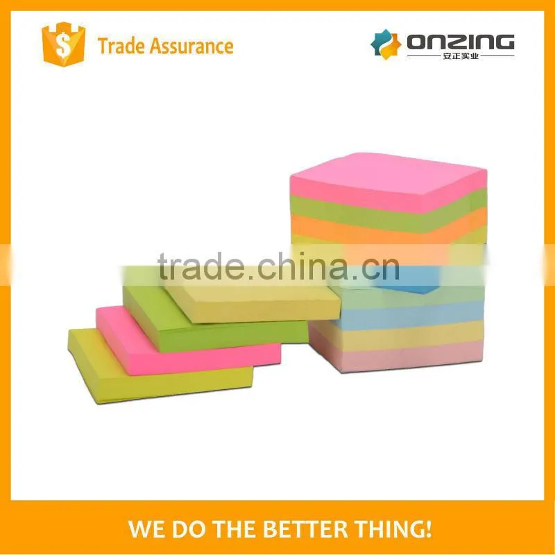 New style color paper customized writing pads