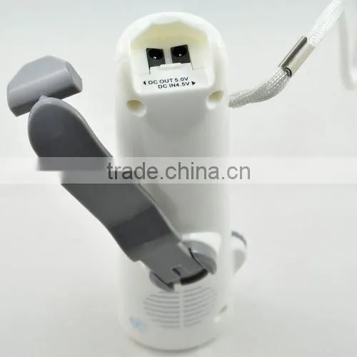 rechargeable led hand crank flashlight mini flashlights