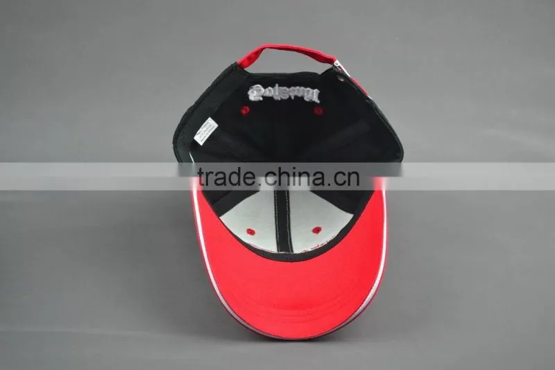 BSCI Audit Custom Cotton twill Baseball Sport cap with Sandwich