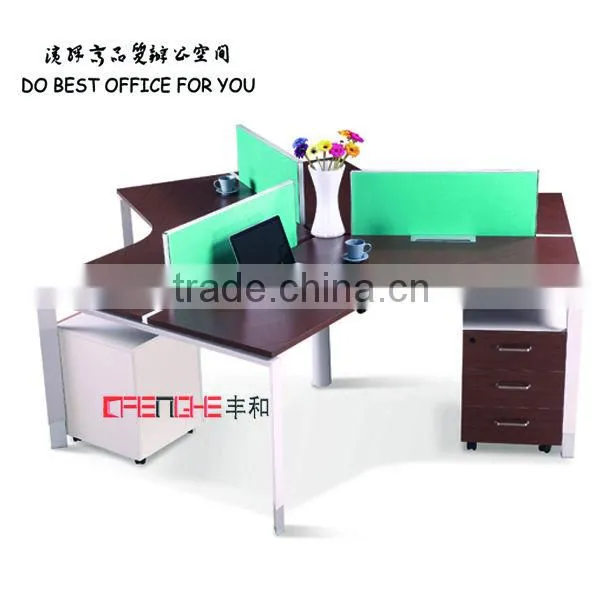 office furniture office workstation for 3 people