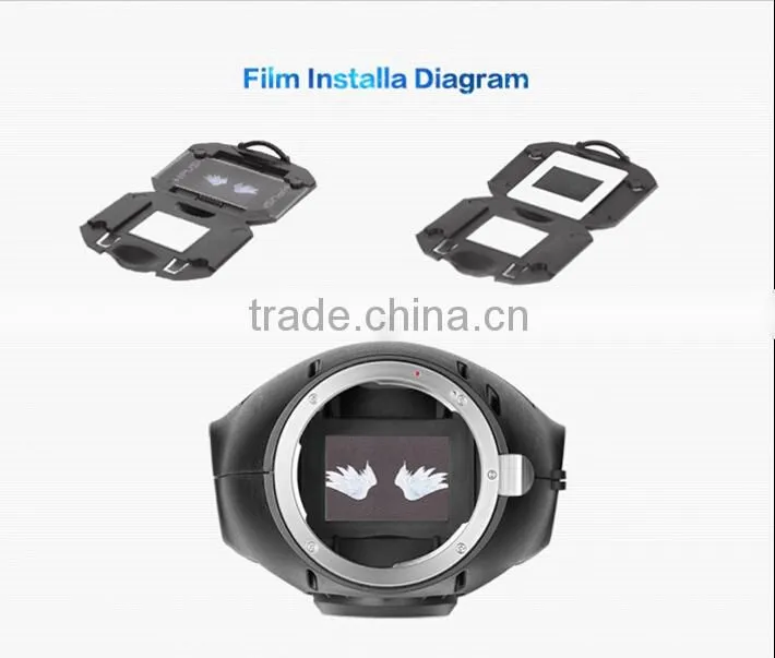 New released HPUSN studio flash photographic backdrops projector with different films picture