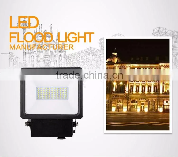 High bright 30W cranked bracket LED Floodlight
