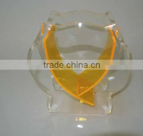 Acrylic small fish tank Fluorescence Pink