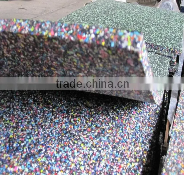 MAT-0663 Gym Rubber Flooring Tile
