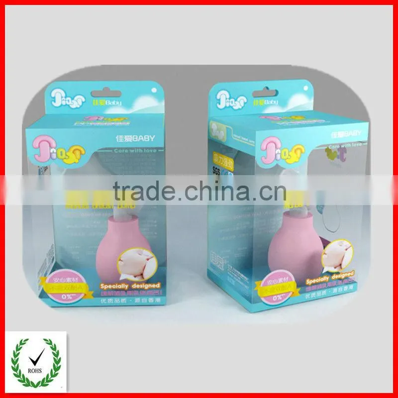 Cheap factory high quality clear rigid plastic square folding PVC box