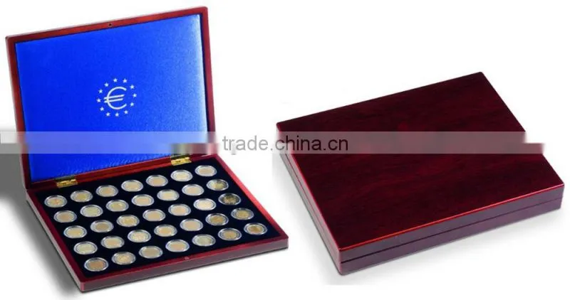 wooden coin box